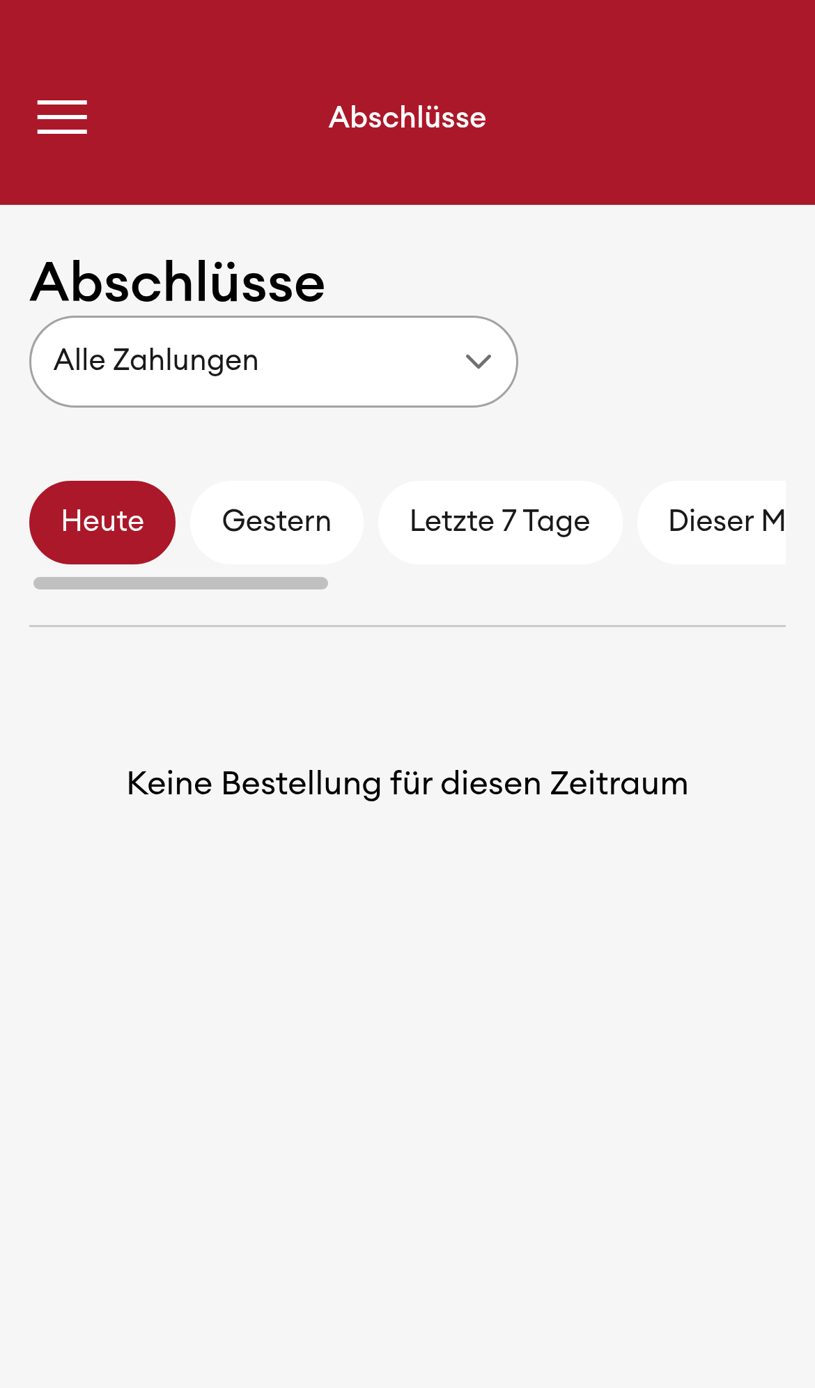 Abschlüsse - Übersicht (Mobile)